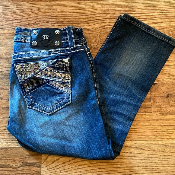 Miss Me Denim - Miss Me Cuffed Capri